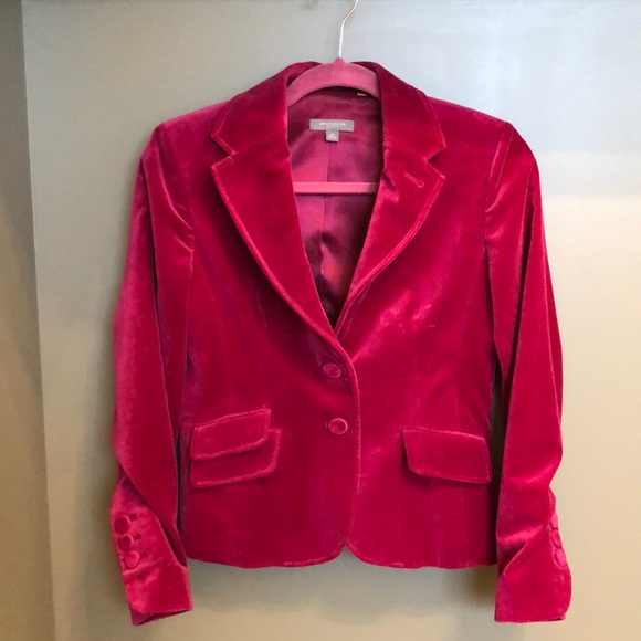 Ann Taylor Jackets & Blazers - Raspberry Velvet Blazer